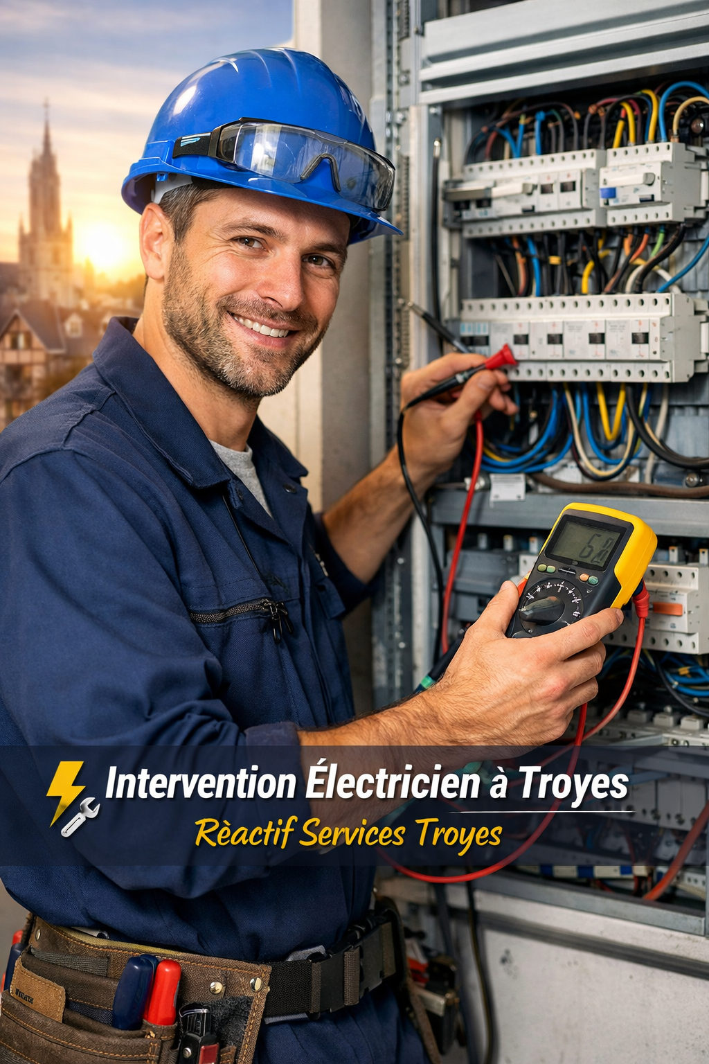 intervention électricien troyes